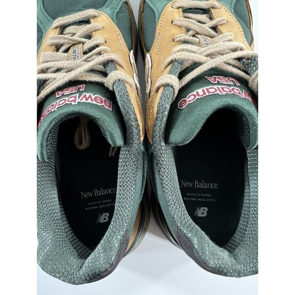 New Balance 990v3 Mens 10.5 Teddy Santis Tan Green Sneaker Shoe USA M990WG3 main image 7